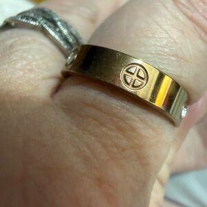 Gold-Tone Designer Ring